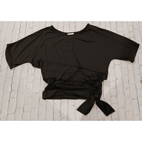 Michael Kors Classic Side Tie Top Black/NWOT, Size X-Small - Picture 4 of 5